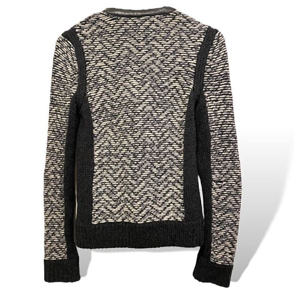 Rag & Done Wool with Lamb Leather Trim Jacket |Size:XS| - Picture 6 of 9